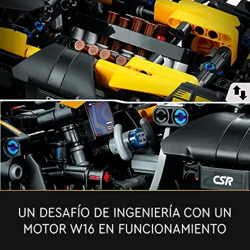 LEGO Technic 42151 Bugatti Bolide Amarelo Preto 9+