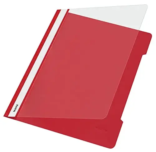Leitz Classificador 250 folhas Vermelho 23x3x1 cm