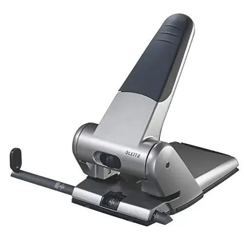 Leitz Furador 5180 Guia 65 Fls Prata