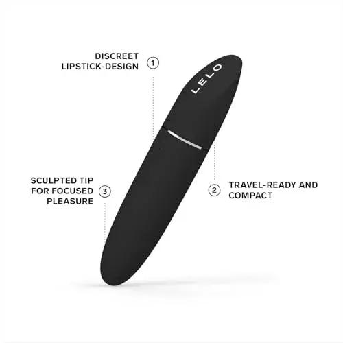 Lelo Mia 3 Vibrador Pessoal 8 Modos Ultramacio Preto