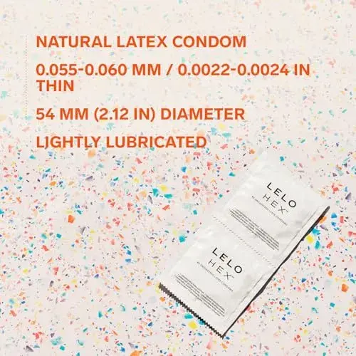 Lelo Preservativos HEX 3 Unidades