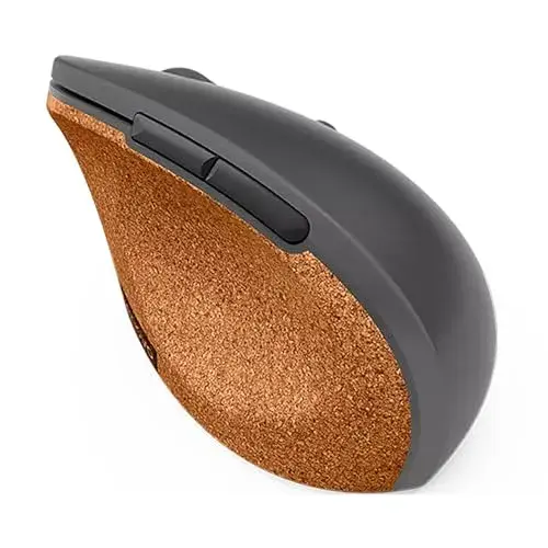 Lenovo GY51C33980 Ergonômico Vertical Mouse 2400 DPI RF Wireless Preto