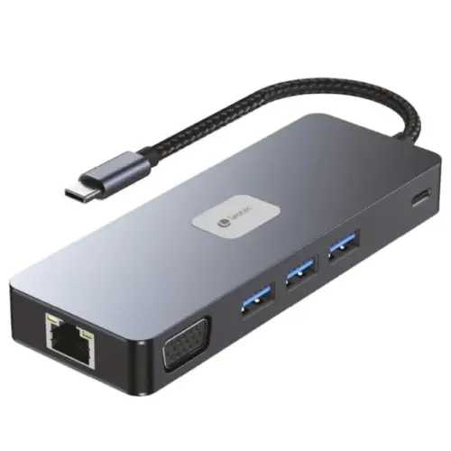 Leotec Hub 11 em 1 USB-C portas