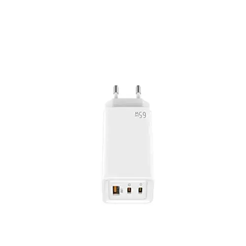 Leotec LECSPH65W3W 65W Adaptador Branco