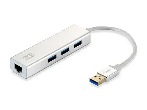 LevelOne USB-0503 Hub Gigabit Ethernet com fio 1 Porta