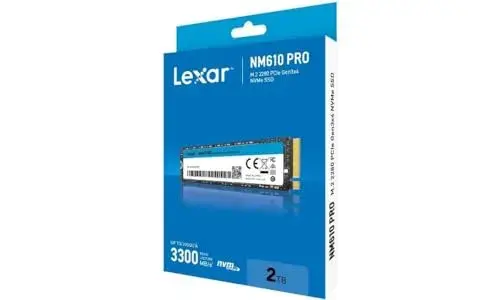 Lexar NM610 Pro 2TB SSD PCI Express 3.0 Preto