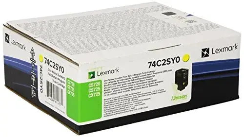 Lexmark 74C2SY0 Tinteiro Amarelo