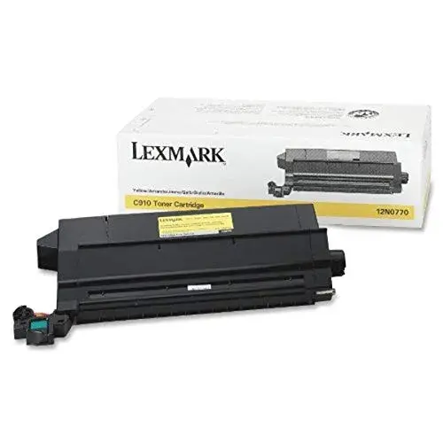 Lexmark 12N0770 Tinteiro Amarelo 14000 páginas