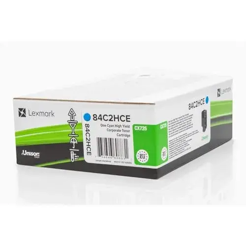 Lexmark 84C2HCE Tinteiro Cyan Laser