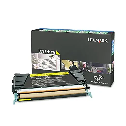 Lexmark C736H1YG Tinteiro Amarelo 10K