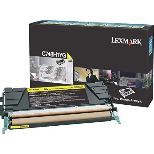 Lexmark C748H1YG Tinteiro Capacidade Alta Amarelo
