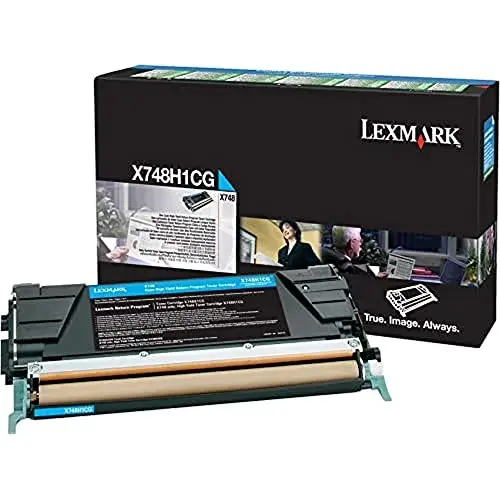 Lexmark X748H1MG Tinteiro laser cian 10K