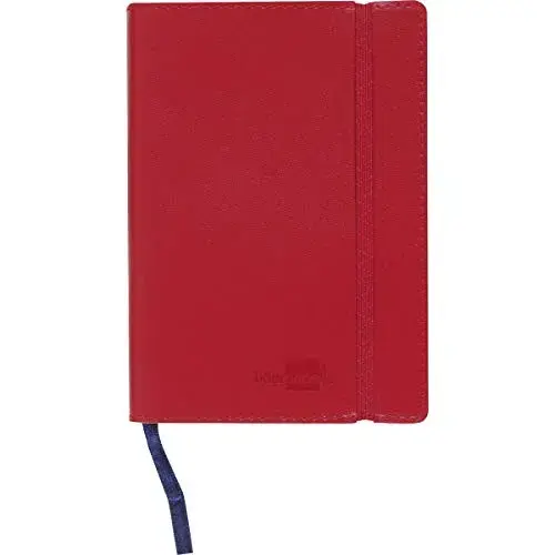 LiderPapel Bloco de Notas A5 Vermelho Quadriculado