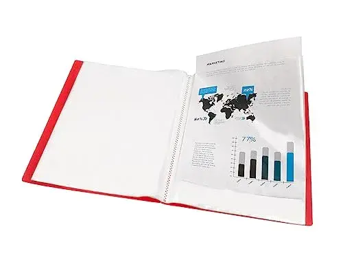 Liderpapel Classificador 20 Bolsas Vermelho A4