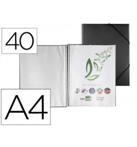 LiderPapel Classificador Capas A4 Espiral Preto
