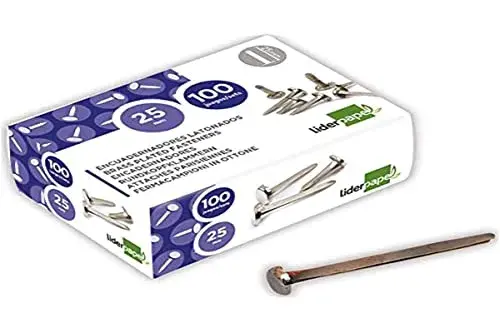 LiderPapel Encadernadores de Metal 25mm 100 Un