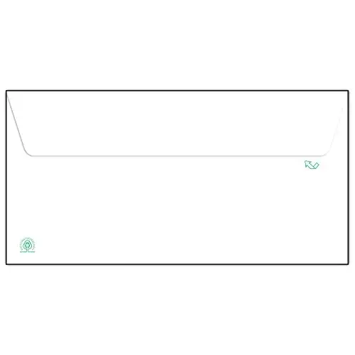 LiderPapel Envelope Branco 115×225 mm Papel Reciclado