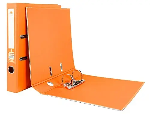 LiderPapel Pasta de Arquivo 52mm Laranja A4