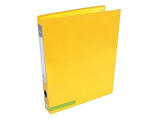 LiderPapel Pasta de Arquivo A4 Amarelo 2 Argolas 25mm