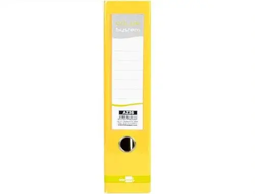 LiderPapel Pasta de Arquivo Cartão A4 80mm Amarelo
