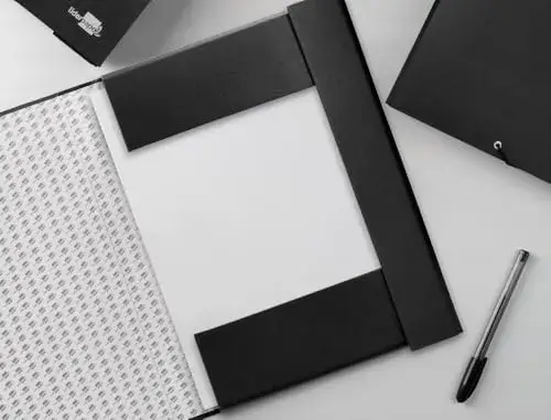 LiderPapel Pasta de Elástico 50mm Black