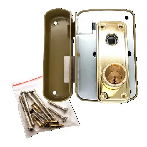 Lince Fechadura Sobreposta 5056B Ouro Bicamada