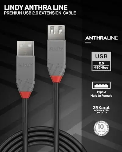 Lindy 36705 Cabo USB 3 m USB A