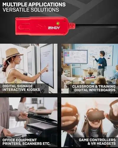 Lindy 42782 cabo USB 12m USB A Preto