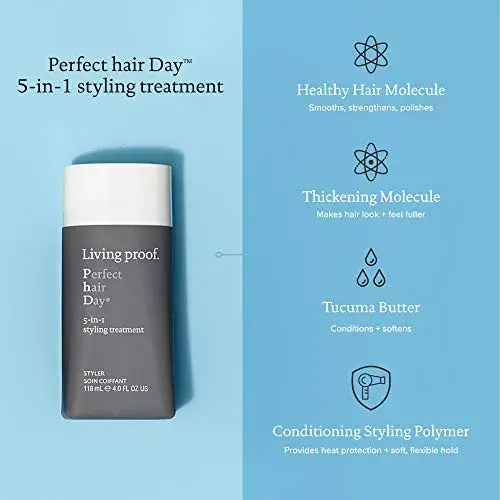 Living Proof Perfect Hair Day Tratamento de Estilo 5 em 1 118ml