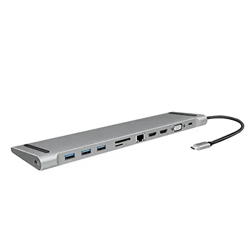 LogiLink UA0373 USB-C Dockingstation 2x HDMI Preto