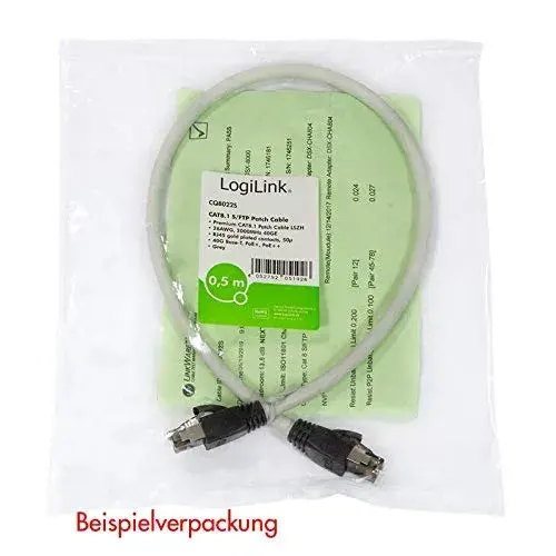 Logilink CQ8102S Cabo de Rede 15 m Cinzento