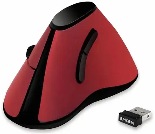 Logilink ID0159 Rato Vertical 1000dpi RF Wireless Vermelho