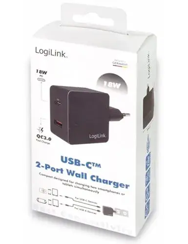 Logilink PA0220 Carregador de Dispositivos Móveis Preto