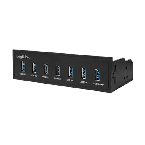 Logilink UA0342 Caixa com 7 Portas USB 3.0 Preto