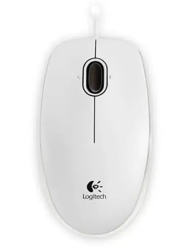 Logitech B100 Mouse Óptico 800 DPI USB White