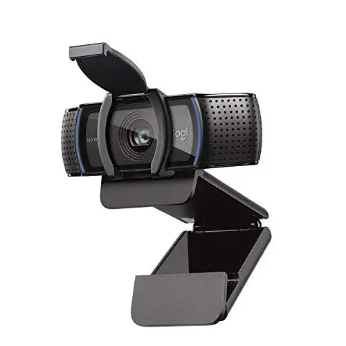 Logitech C920S HD Pro Full HD 1080p USB Webcam com foco automático