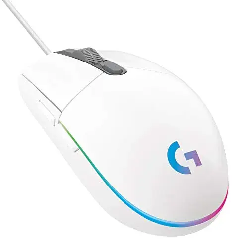 Logitech G102 8000DPI USB Branco Lightsync