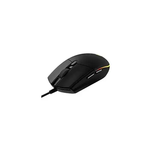 Logitech G102 Lightsync Mouse 8000 DPI Cabo Preto