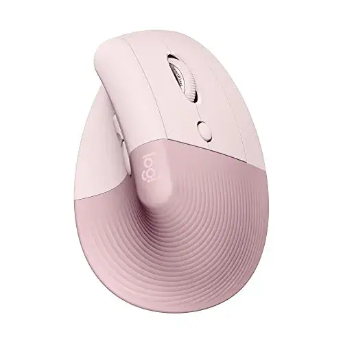 Logitech Lift Vertical Rosa 4000 DPI Wireless Bluetooth