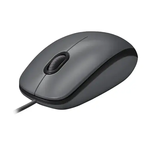Logitech M100 Mouse 1000 DPI Cabo Cinzento
