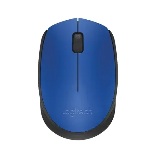 Logitech M171 Mouse Ótico Sem Fio 1000 DPI RF Wireless Azul
