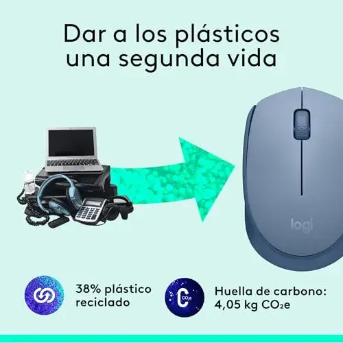 Logitech M171 Mouse Ótico Sem Fios Azul