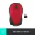 Logitech M235 Mouse Ambidestro RF Wireless Vermelho