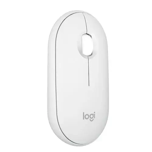 Logitech M350s Rato Bluetooth 4000 DPI Wireless Branco