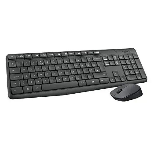 Logitech MK235 Teclado e Rato Wireless Cinza