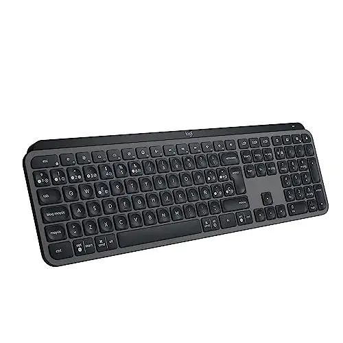 Logitech MX Keys S Teclado Sem Fios Bluetooth Le Português Grafite Retroiluminação