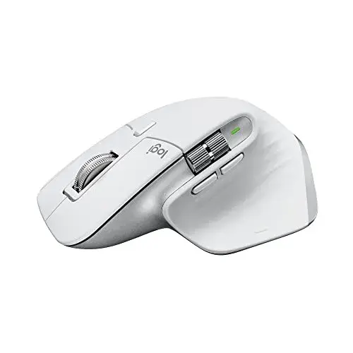 Logitech MX Master 3S Mouse 8000 DPI Bluetooth White