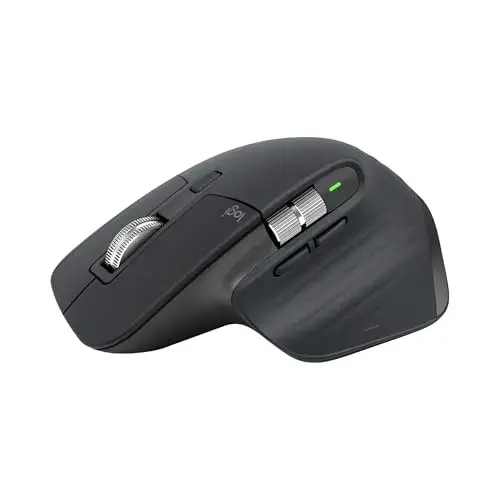 Logitech MX Master 3S Mouse Wireless 8000 DPI Bluetooth Grafite