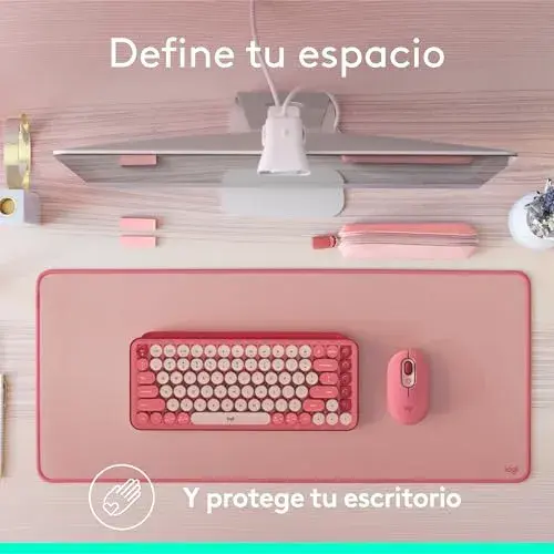 Logitech Studio Series 30×70 Rosa Escuro tapete de rato