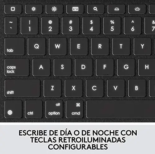 Logitech Capa Slim Combo com Teclado Retroiluminado para iPad 7th gen
